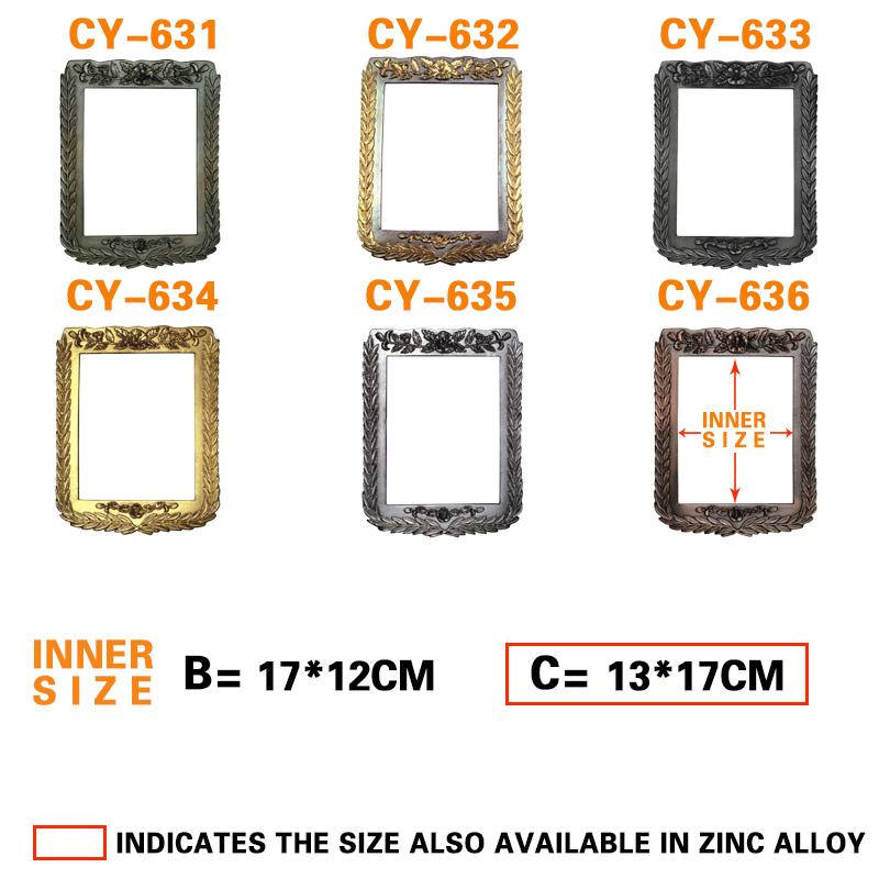 CY631-CY636 plaque frame