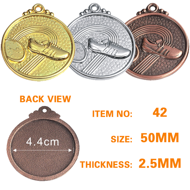50mm Track and field Medal 