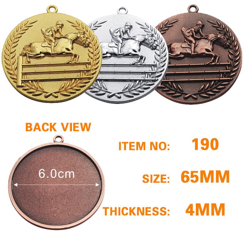 65mm new horse riding medal