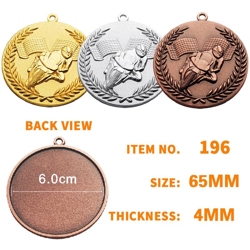 65mm new motorcycle medal