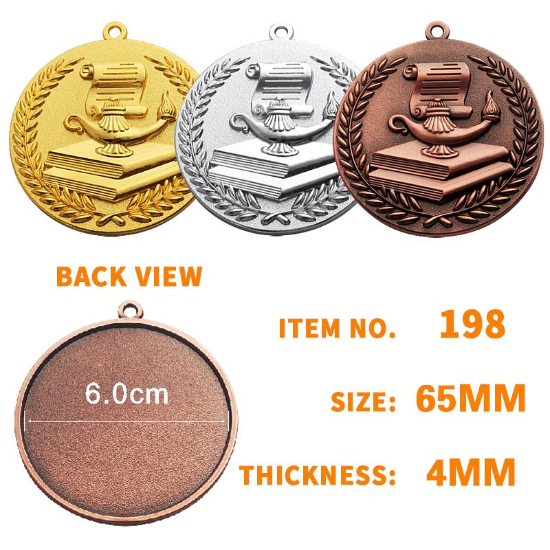 65mm new Lamp of Knowledge medal