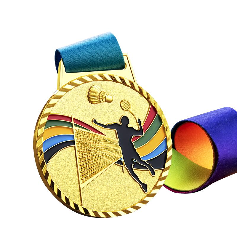 70mm new badminton medal