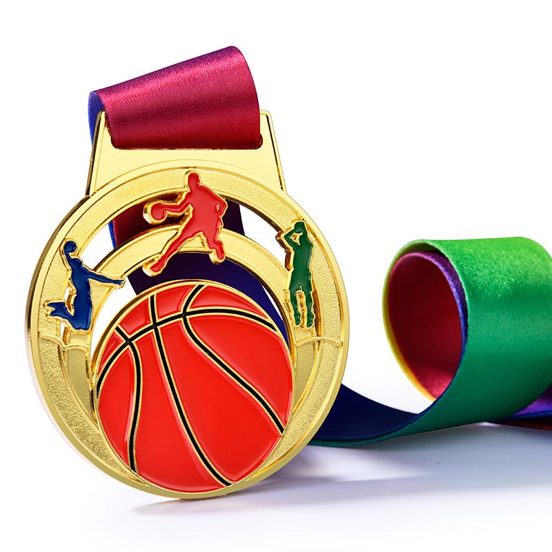 65mm new basketball medal 