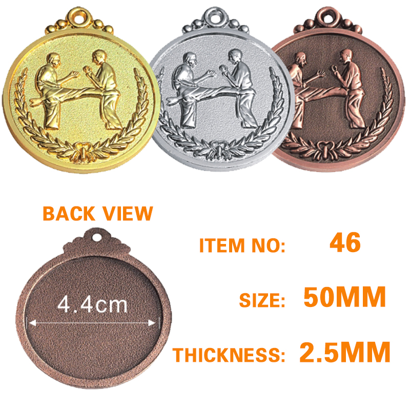 50mm Martial arts Medal 