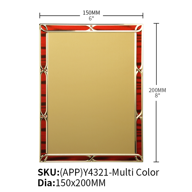 Alumiunum Plaque Plate (APP)Y4321-Multi Color