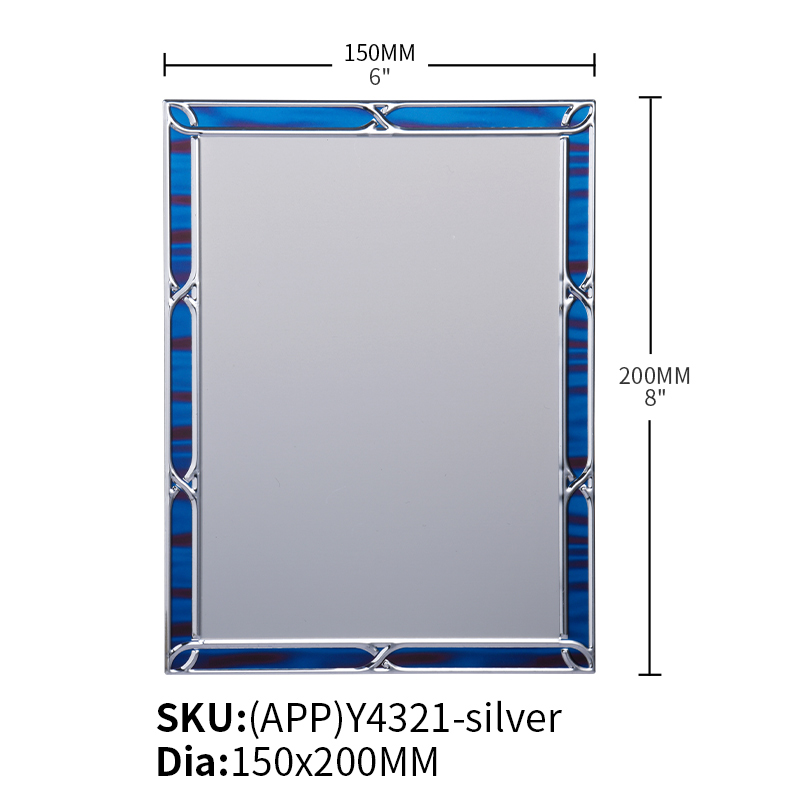 Alumiunum Plaque Plate (APP)Y4321-Silver