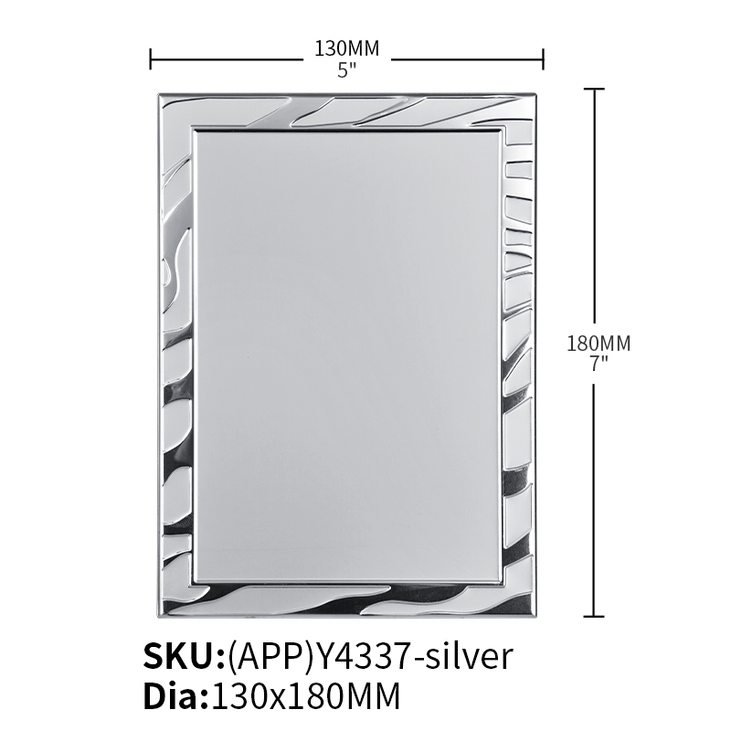 Alumiunum Plaque Plate (APP)Y4337-Silver