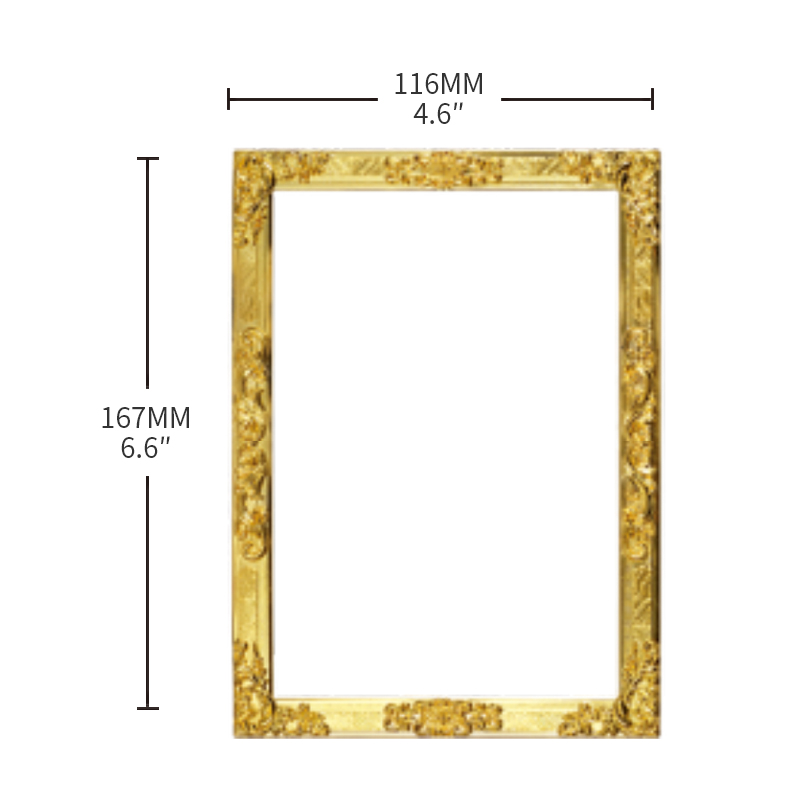 CY-664 Metal Zinc Alloy Plaque Frame