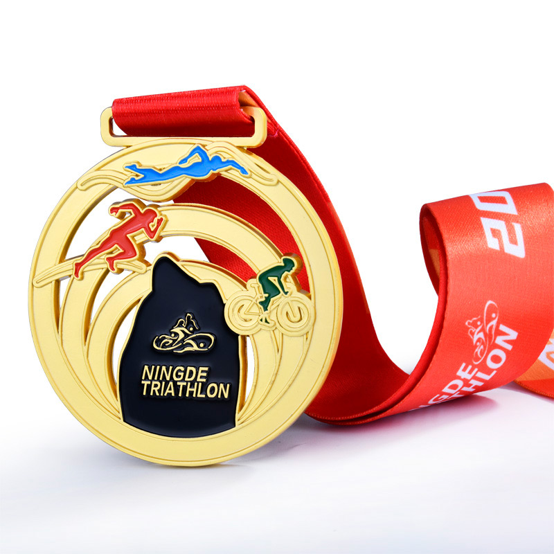 Custom Made Medal 27-Triathlon Medal