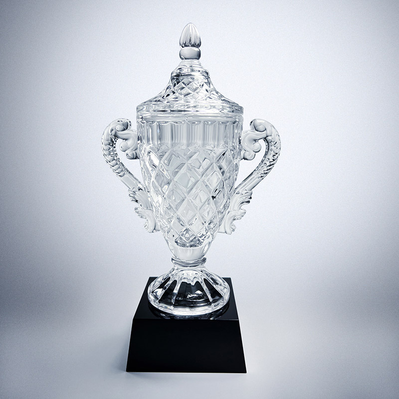 GCP1044 Crystal Championship Trophy With Premium Giftbox-3 Sizes