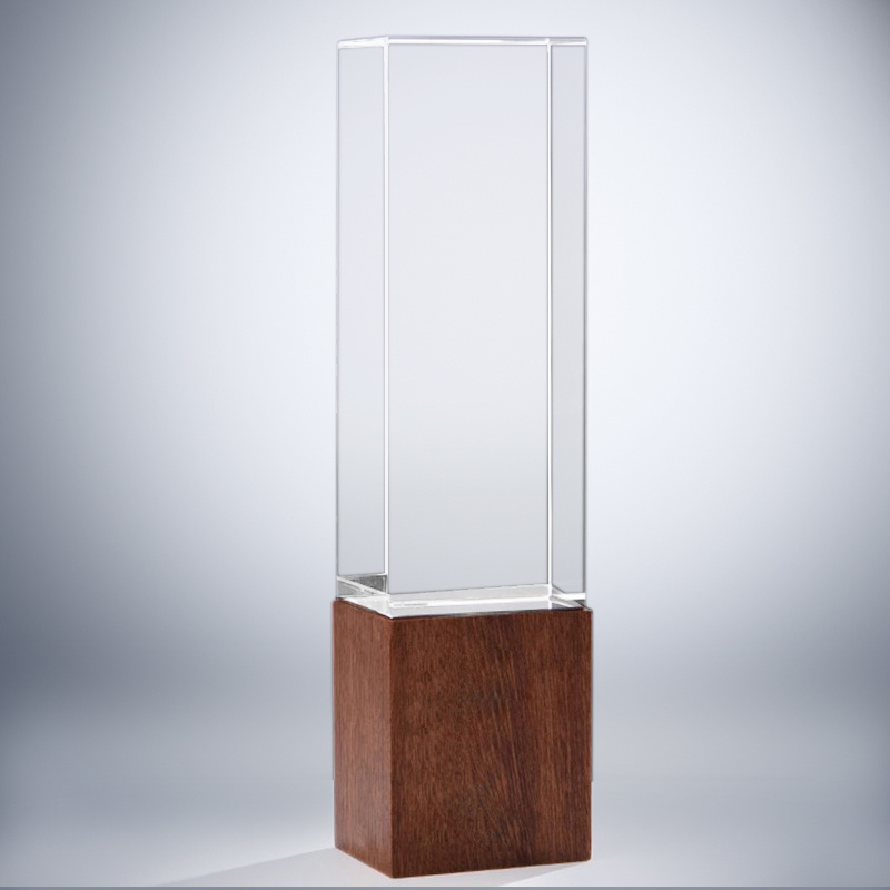 GCP2007 Glass Wood Trophy-1 Size