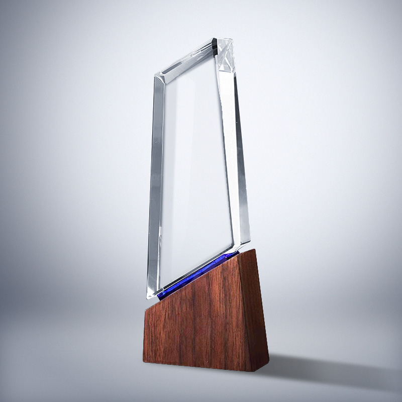 GCP2011 Glass Wood Trophy-1 Size