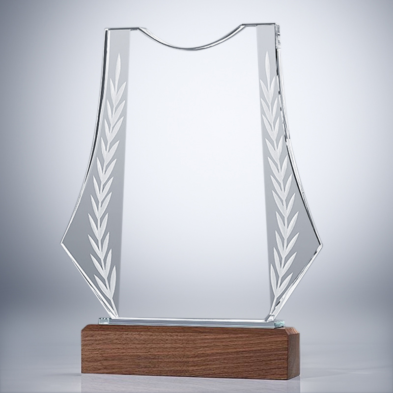 GCP2018 Glass Wood Trophy-1 Size