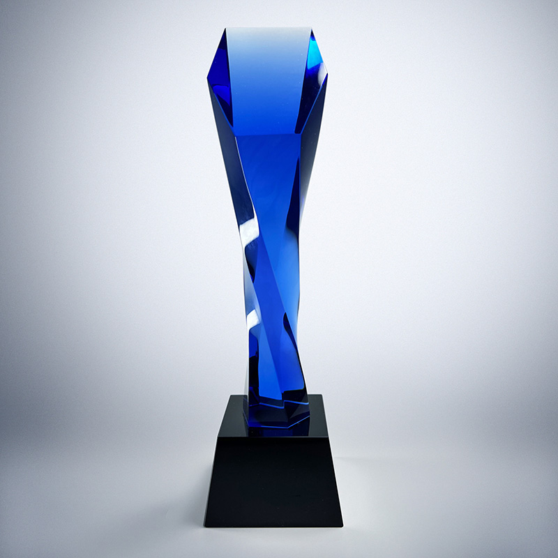 GCP2607 Crystal Trophy With Premium Giftbox-1 Size