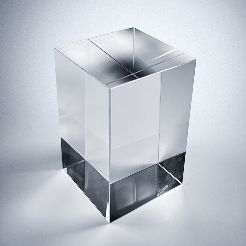 GCP2706 Crystal Cube Paperweight-3 Sizes