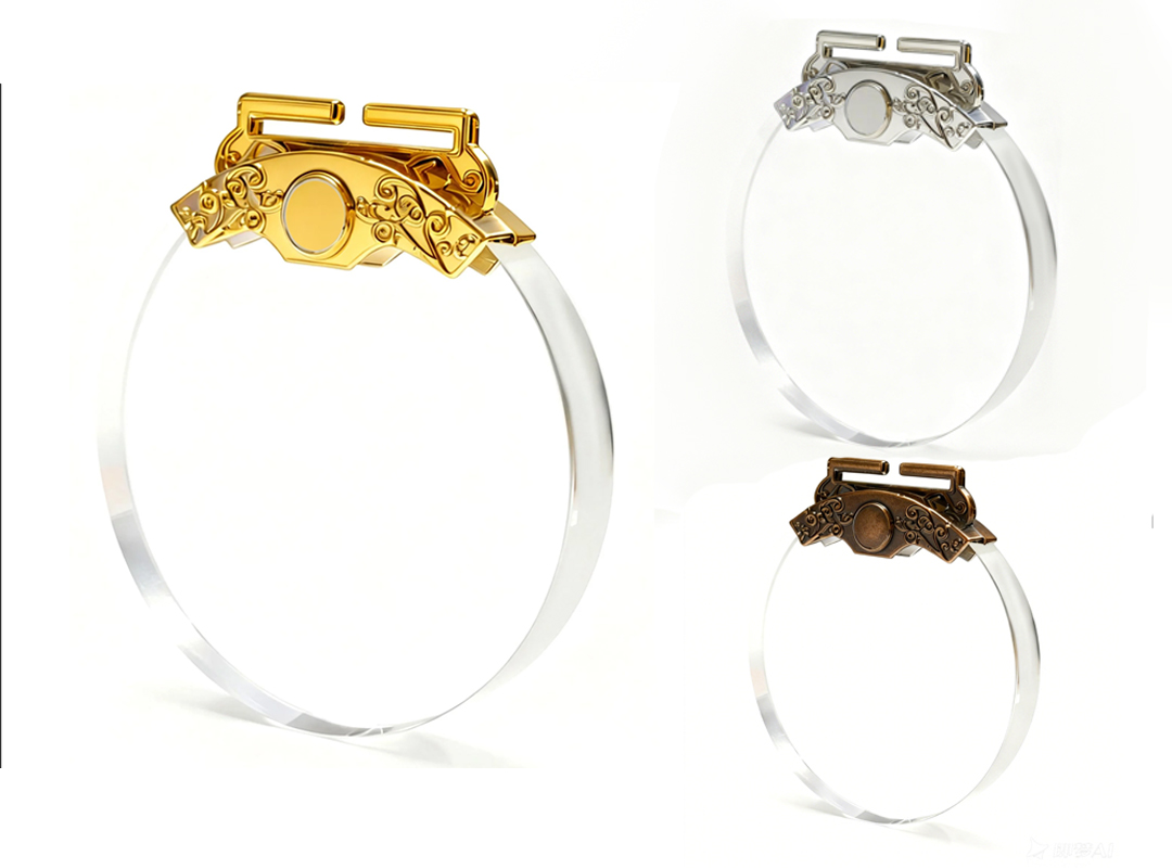 GMM1004 Blank Glass Medal d70(2.75