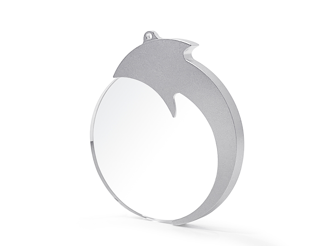 GMM1058 Blank Glass Medal d70*80(2.75