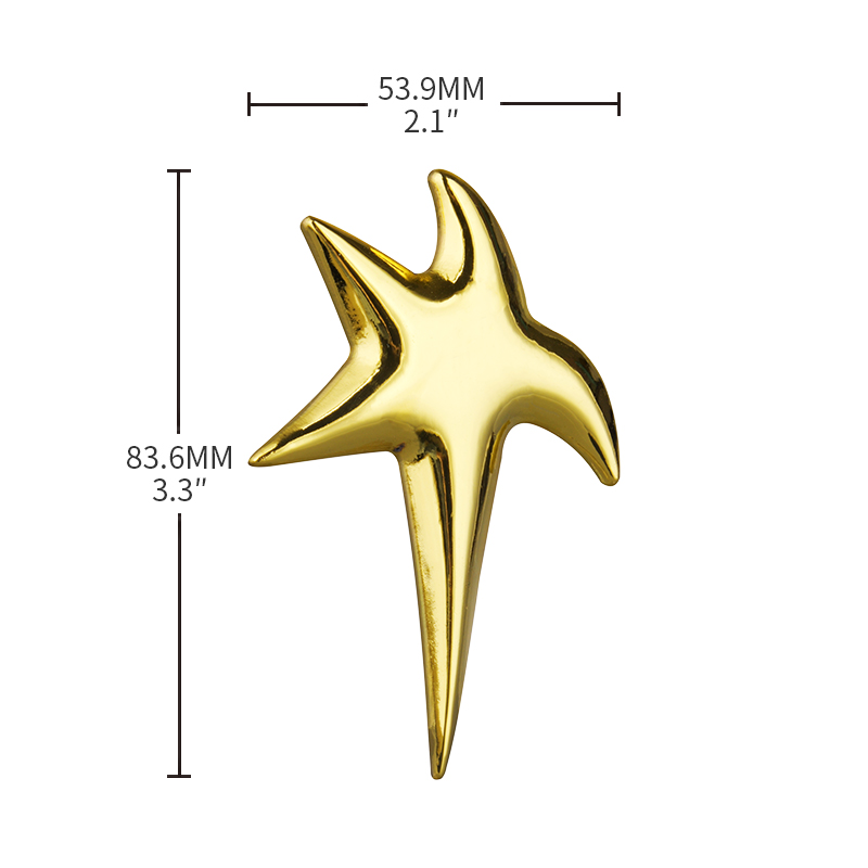 JSPJ-036 Metal Star Component-1 Size