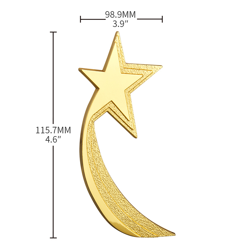 JSPJ-037 Metal Star Component-1 Size 3 Colors