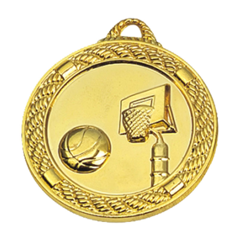 MM100 Basketball Medal-Zinc d45(1.75'') i32(1.25'') t4