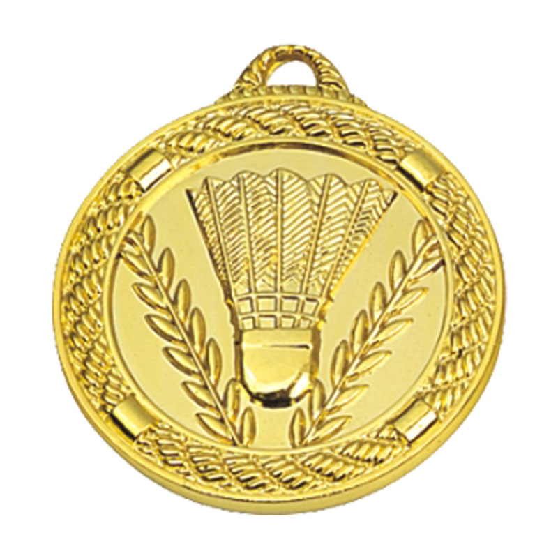 MM101 Badminton Medal-Zinc d45(1.75'') i32(1.25'') t4