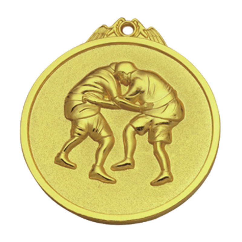 MM153 Wrestling Medal-Zinc d65(2.55