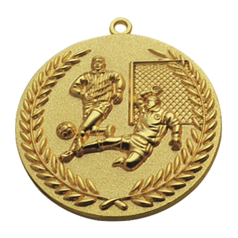 MM177 3D Football Medal-Zinc d65(2.55