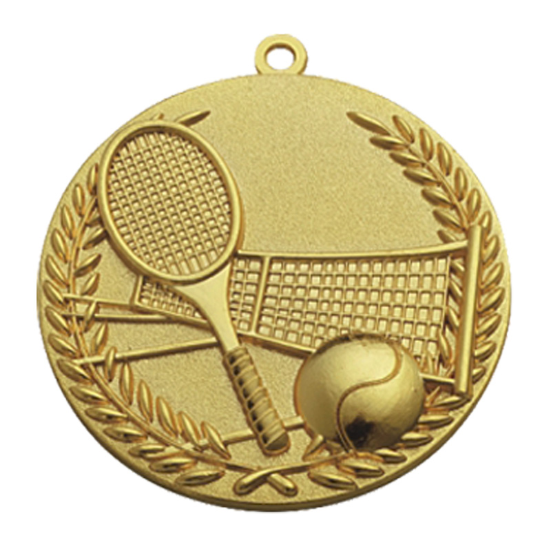 MM182 3D Tennis Medal-Zinc d65(2.55