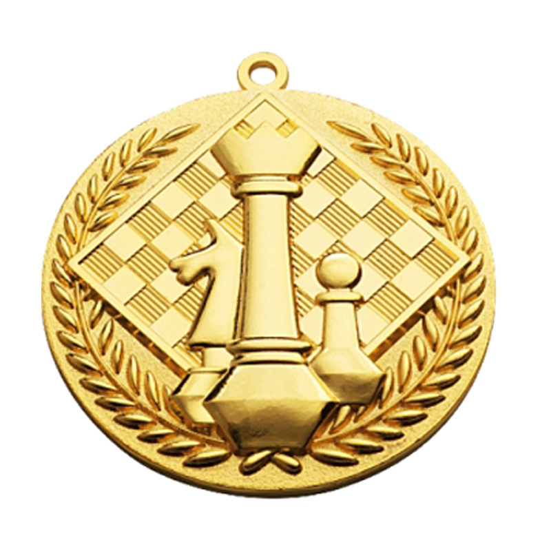 MM194 3D Chess Medal-Zinc d65(2.55