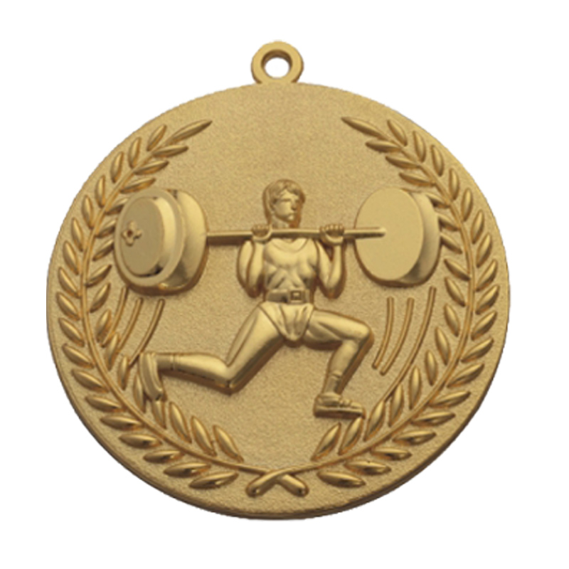 MM200 3D Heavy Lifting Medal-Zinc d65(2.55