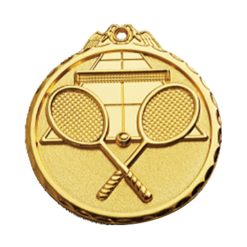 MM203 3D Tennis Medal-Zinc d65(2.55