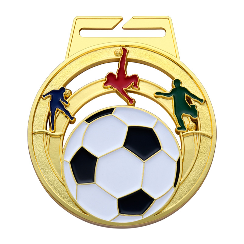 MM262 Football Medal-Zinc d65(2.55'') i38(1.5'') t4 