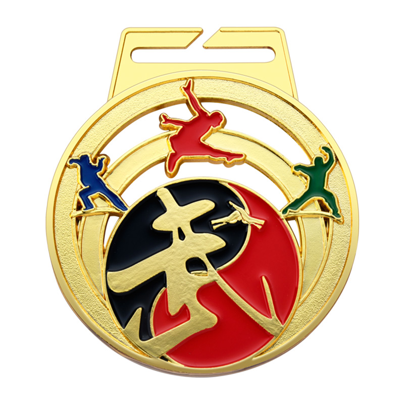 MM267 Martial Arts Medal-Zinc d65(2.55'') i38(1.5'') t4