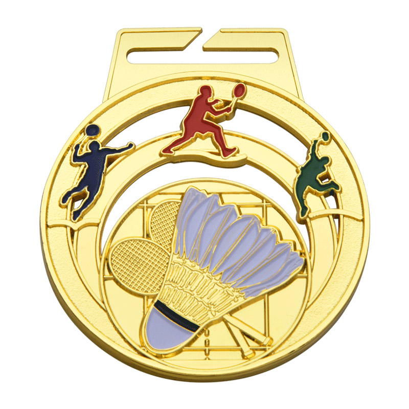 MM268 Badminton Medal-Zinc d65(2.55'') i38(1.5'') t4