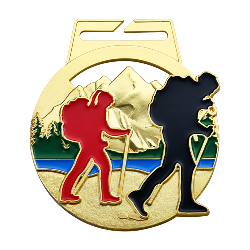 MM284 Hiking Medal-Zinc d65(2.55'') i38(1.5'') t4