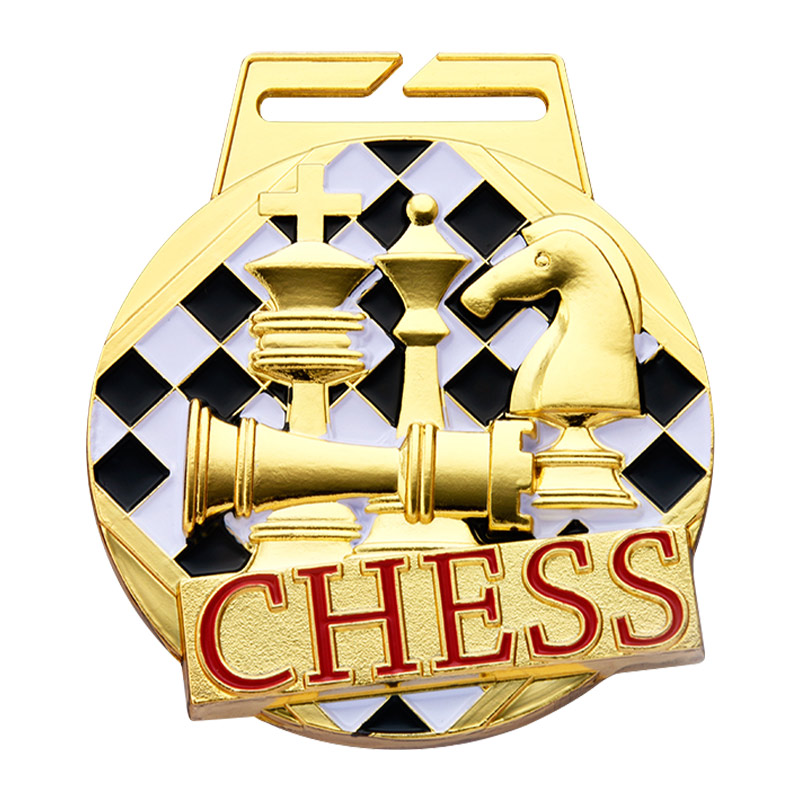 MM285 Chess Medal-Zinc d65(2.55'') i50(2'') t6