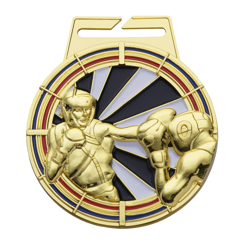 MM288 Boxing Medal-Zinc d65(2.55'') i50(2'') t5