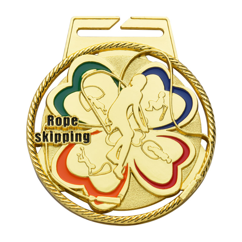 MM292 Rope Skipping Medal-Zinc d65(2.55'') i50(2'') t4