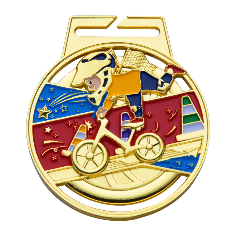 MM293 Cycling Medal-Zinc d65(2.55'') i50(2'') t4