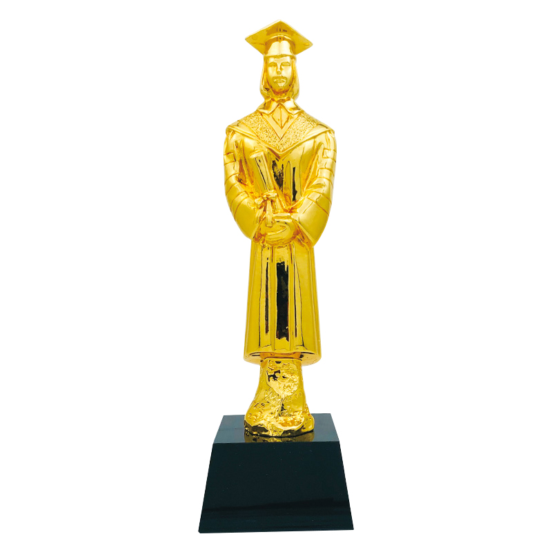 RTRT14 Resin Graduation Trophy With Premium Giftbox-1 Size 2 colors